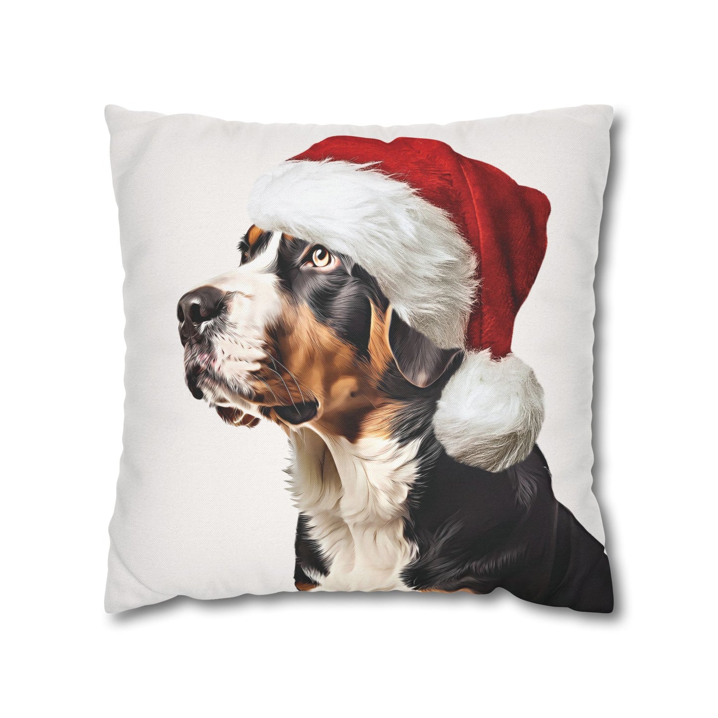 Christmas Swissy Pillow Cover, Double Sided Print