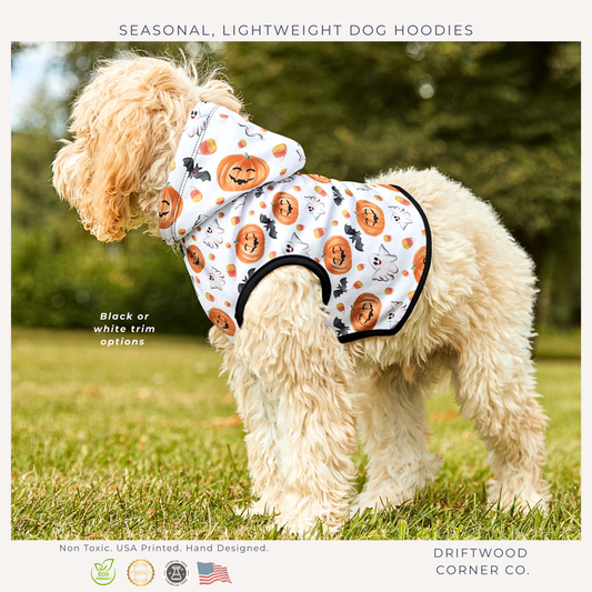 Ghostly Dog Halloween Hoodie