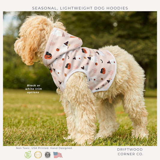 Ghostly Dog Halloween Hoodie