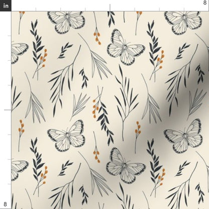 Fall Botanical Fabric