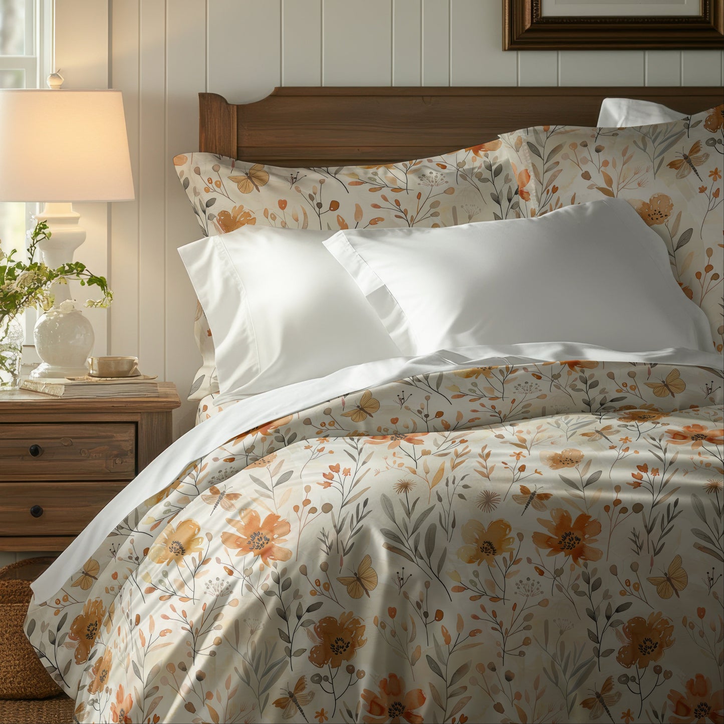 Botanical Fall Premium Italian Duvet Cover