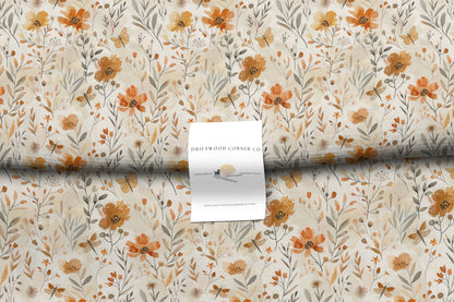 Fall Botanical Fabric