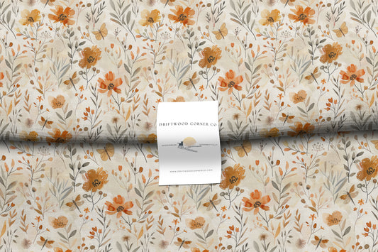 Fall Botanical Fabric