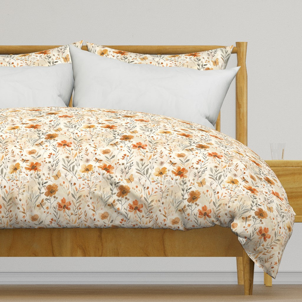 Botanical Fall Premium Italian Duvet Cover