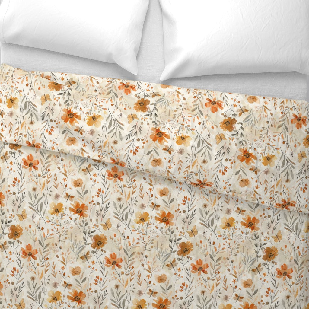 Botanical Fall Premium Italian Duvet Cover