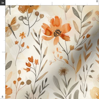 Fall Botanical Fabric