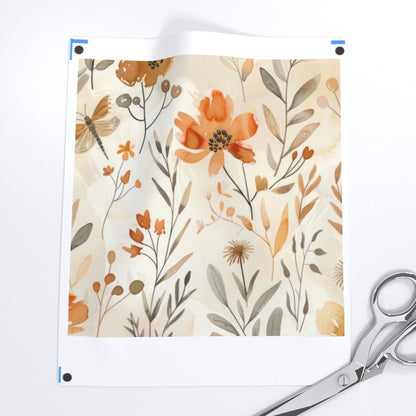 Fall Botanical Fabric