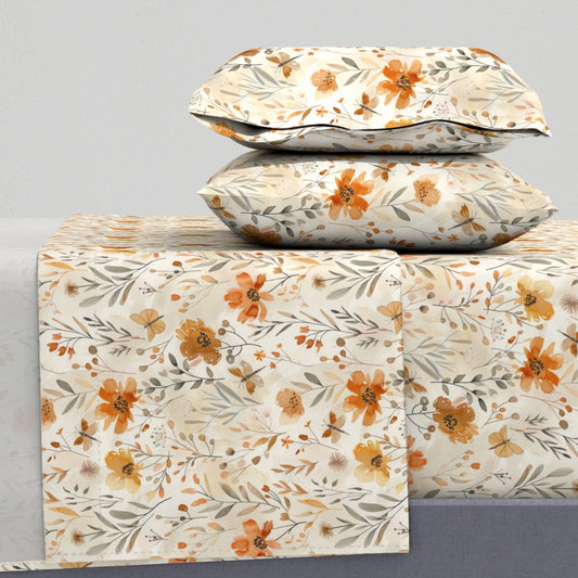 Fall Botanical Premium Italian Sheet Set