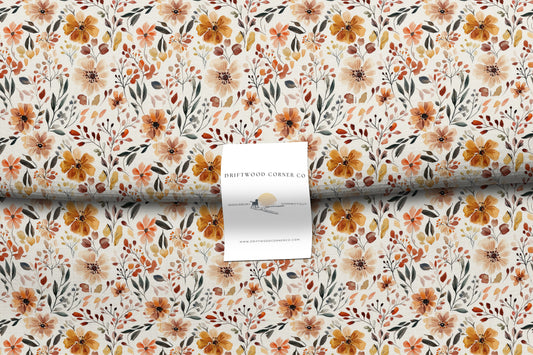Fall Botanical Fabric