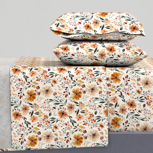 Fall Botanical Premium Italian Sheet Set