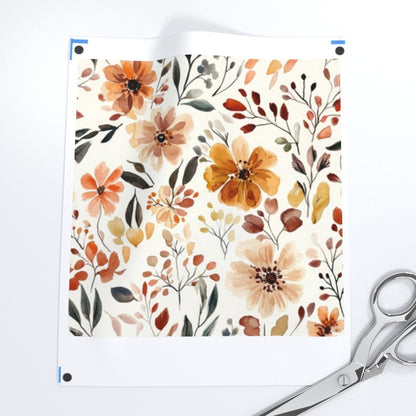 Fall Botanical Fabric