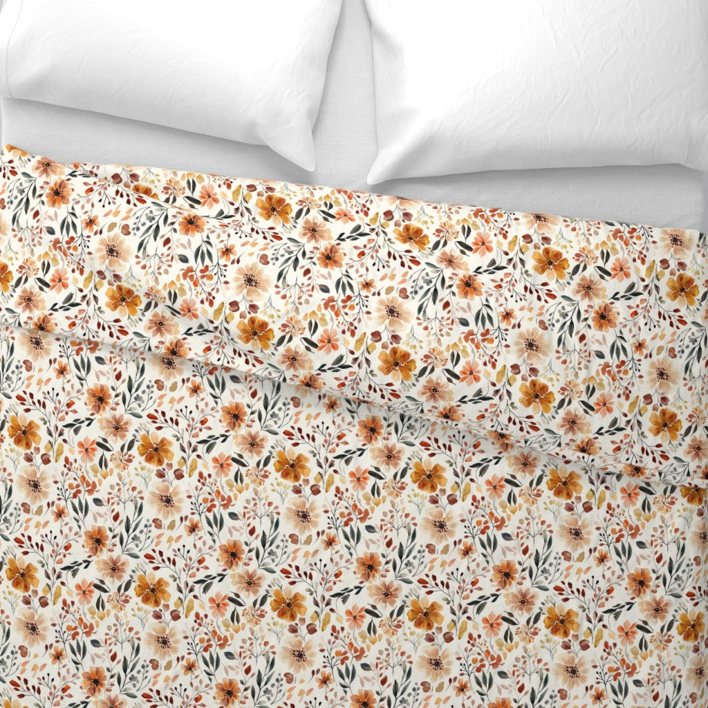 Botanical Fall Premium Italian Duvet Cover