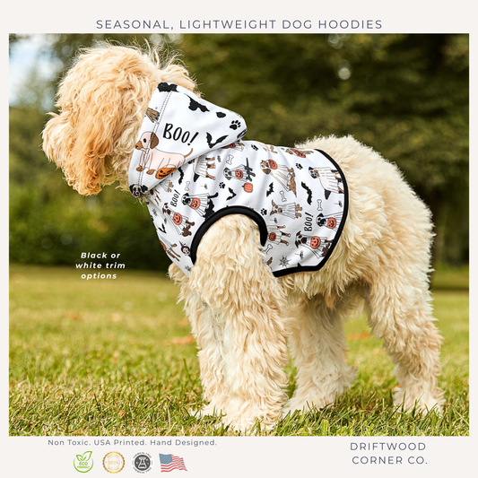 Ghostly Dog Halloween Hoodie