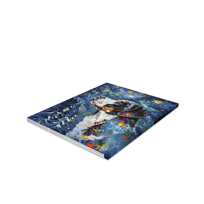 Swissy Starry Christmas Night Greeting cards (8, 16, and 24 pcs), Custom Greeting