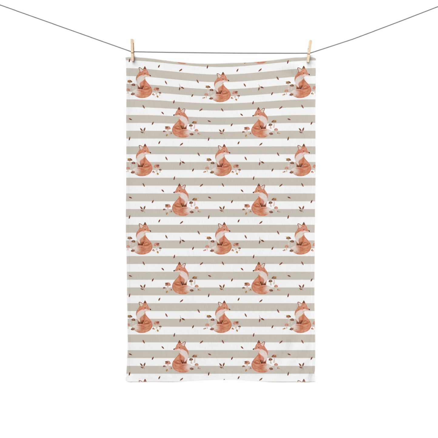 Fall Fox Hand Towel