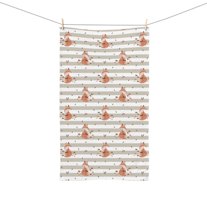 Fall Fox Hand Towel