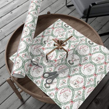 Christmas Teddy Wrapping Paper