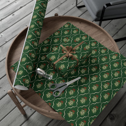Christmas Mistletoe Wrapping paper