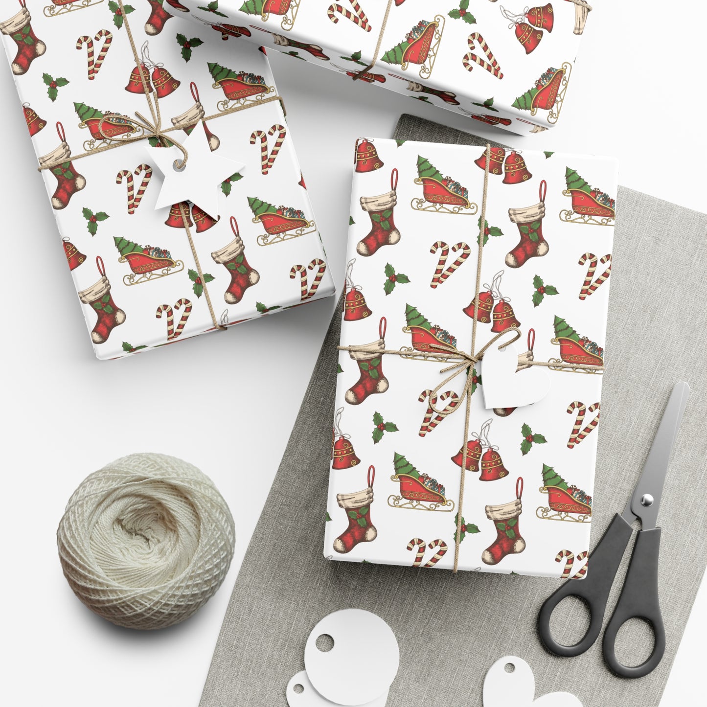 Vintage Retro Christmas Gift Wrap