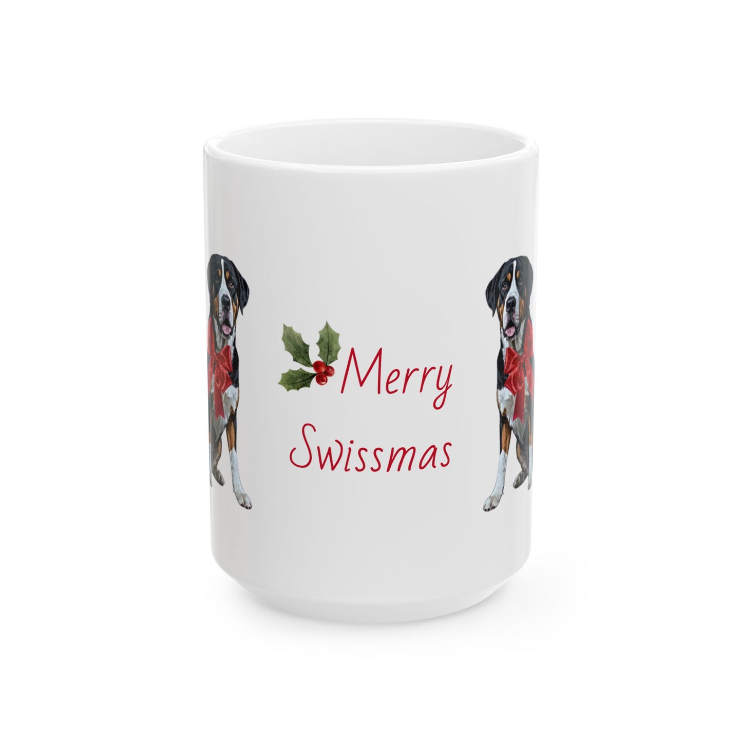 Funny Swissy Christmas Ceramic Mug, (11oz, 15oz)