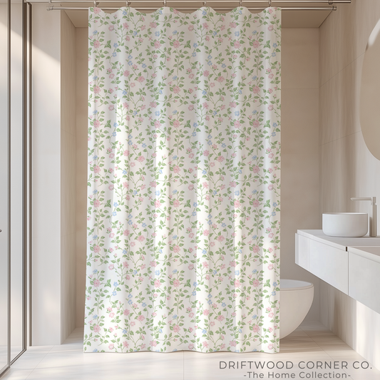 Spring Floral Shower Curtain