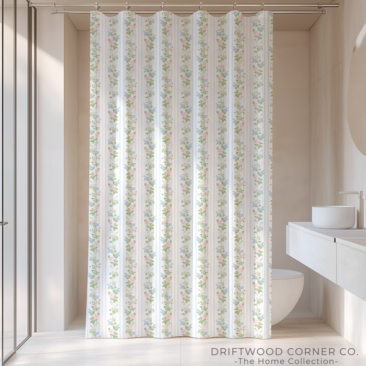 Spring Floral Shower Curtain