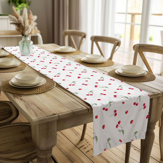 Summer Cherry Table Runner