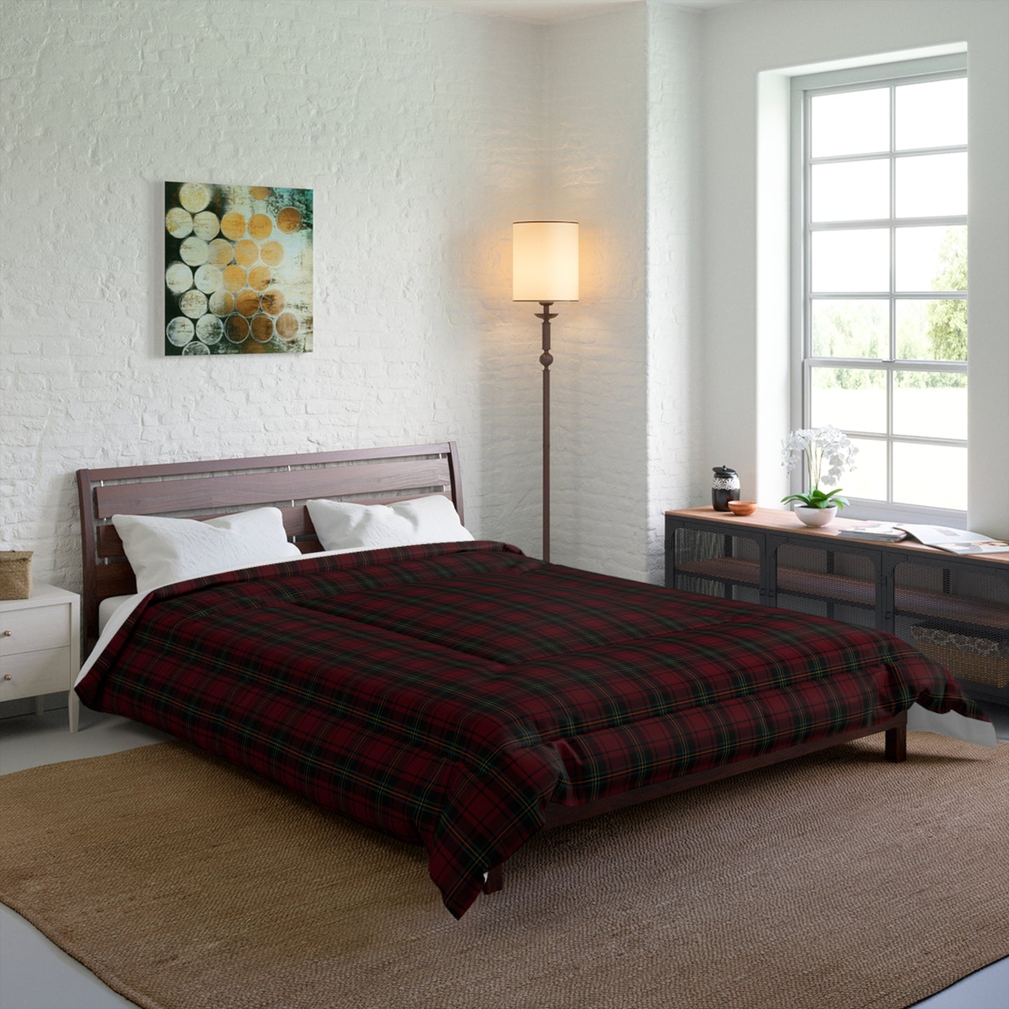 Darker Version of Our Ralph Lauren Christmas Tartan Comforter