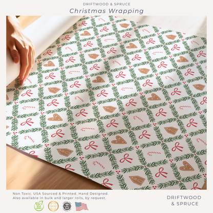 Christmas Evergreen Wrapping Paper