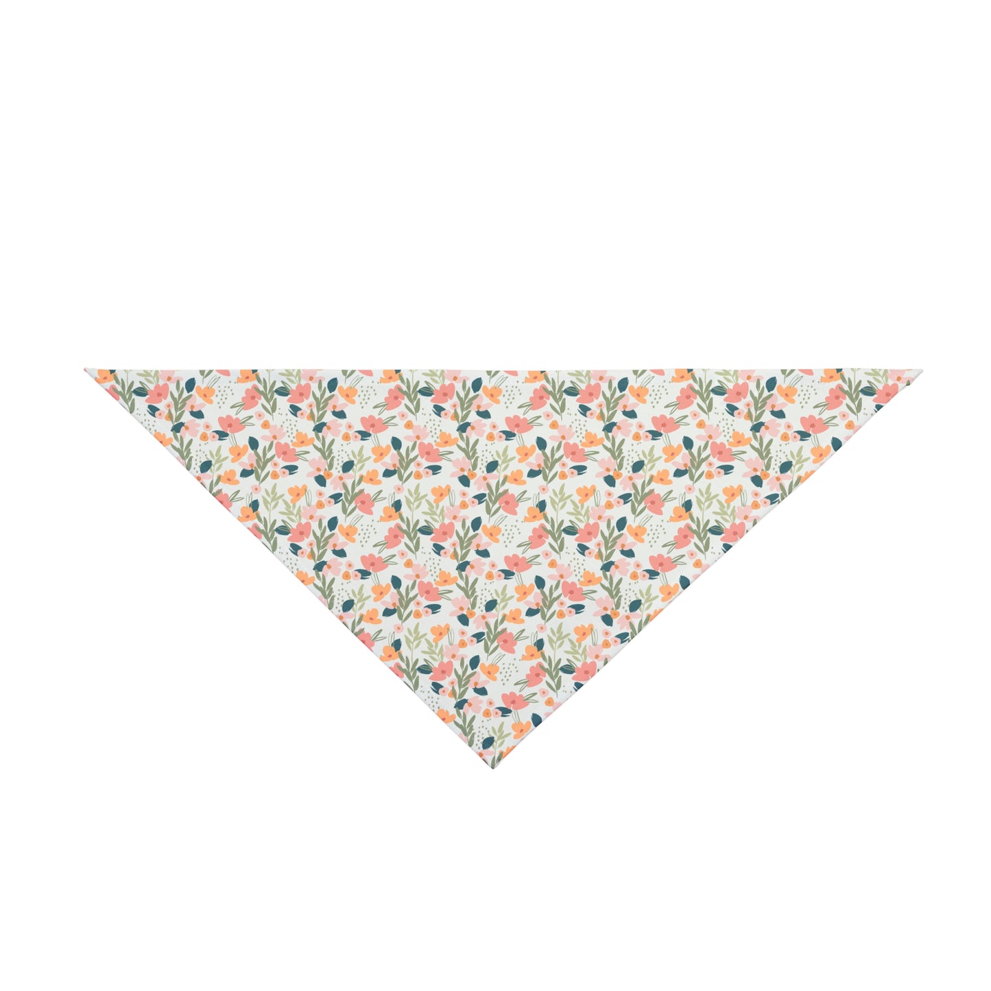 Spring Wildflowers Dog Bandana, Spring Dog Bandana