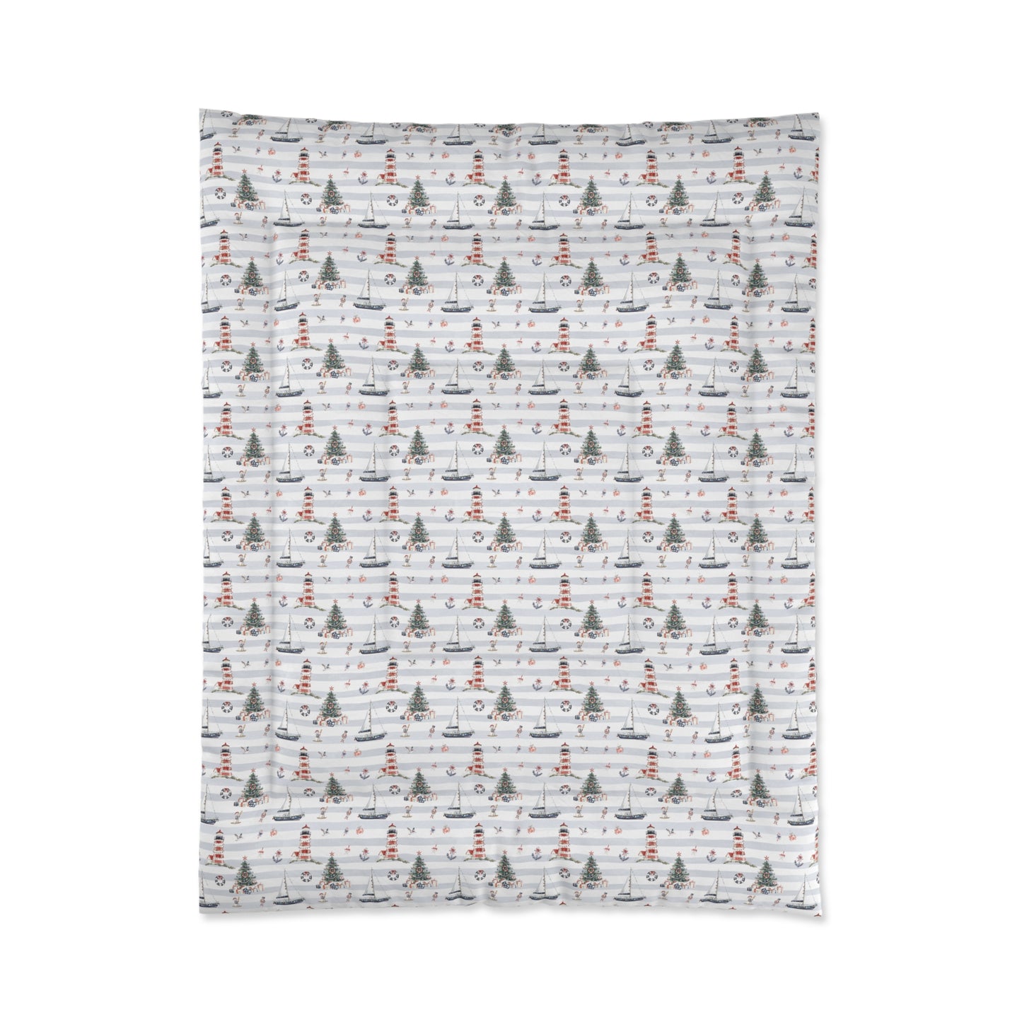 Newport Nautical Christmas Comforter