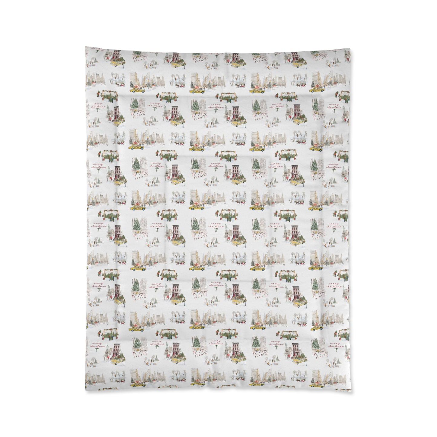 NYC Christmas Comforter
