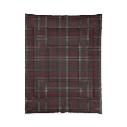 Ralph Lauren Deep Burgundy Christmas Tartan Comforter