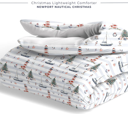 Newport Nautical Christmas Comforter