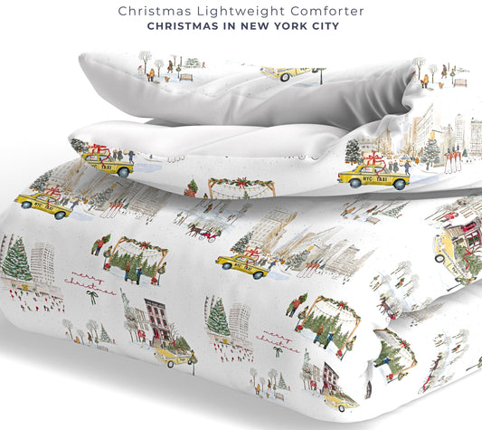 NYC Christmas Comforter