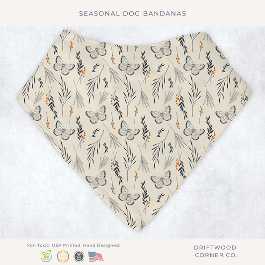 Fall Floral Dog Bandana