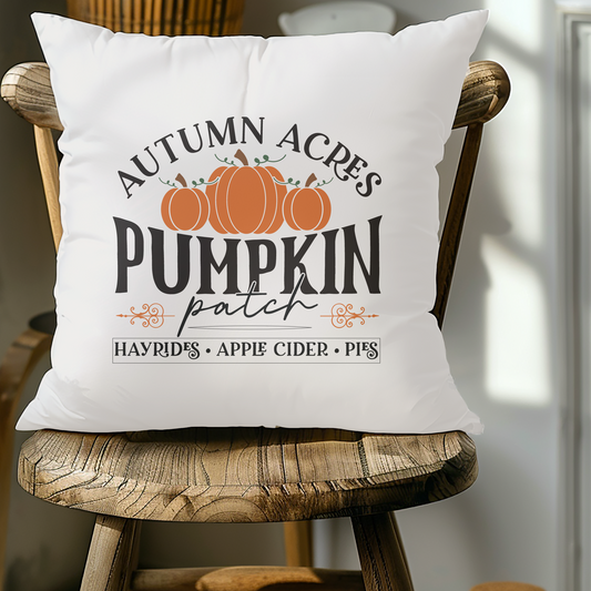 Farm Pumpkin Pillow Cover