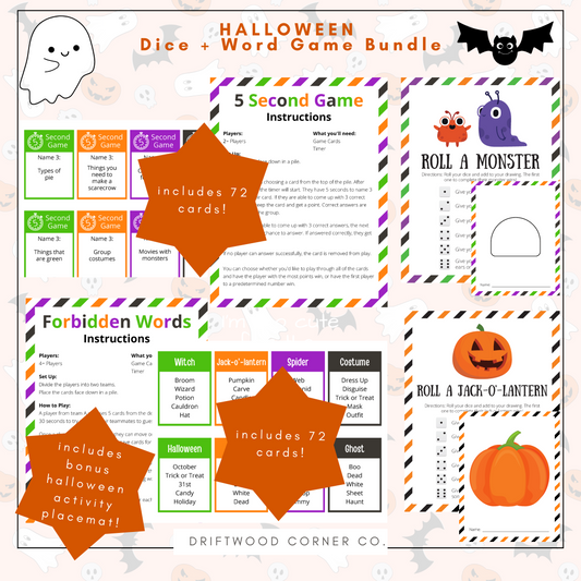 Halloween Games | Halloween Party Games | Halloween Game | Halloween Games Printable | Halloween Games for Adults Kids | Printable Games