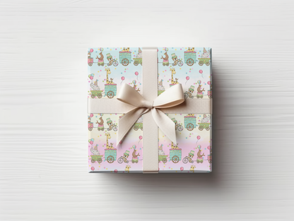 Pink Circus Baby Shower & Birthday Wrapping