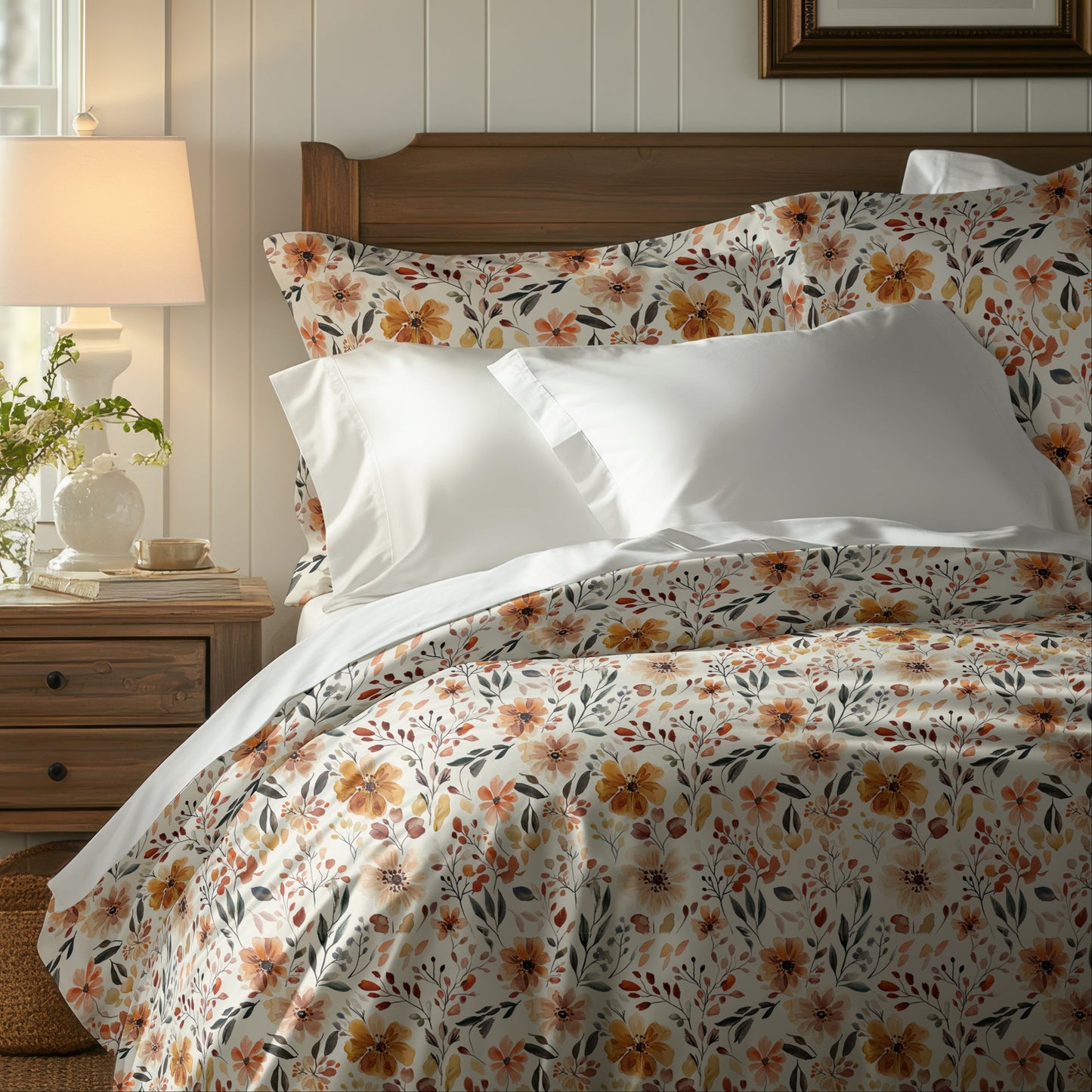 Botanical Fall Premium Italian Duvet Cover