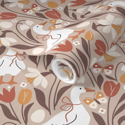 Fall Geese Wrapping Paper