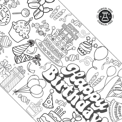 Birthday Giant Coloring Poster