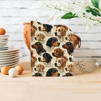 Dog Portrait Hand Towel
