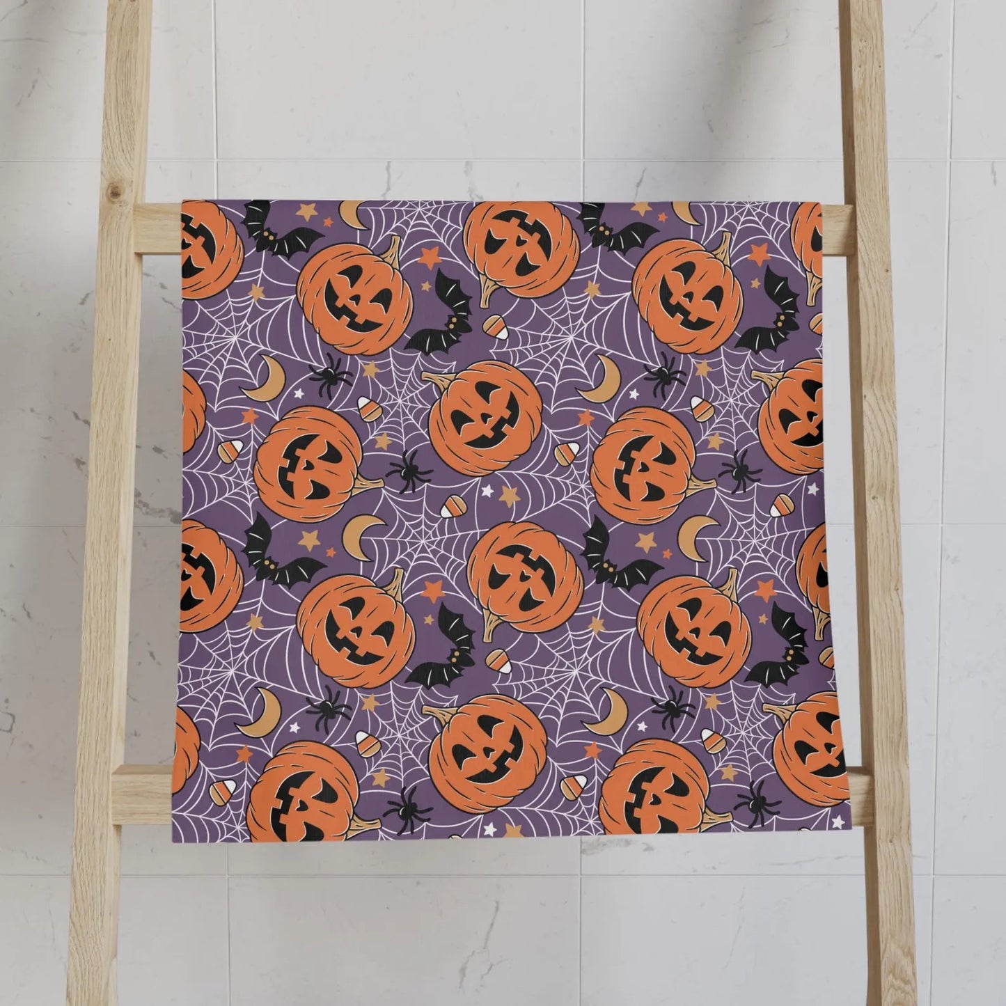 Halloween Jack O Lantern Fall Hand Towel