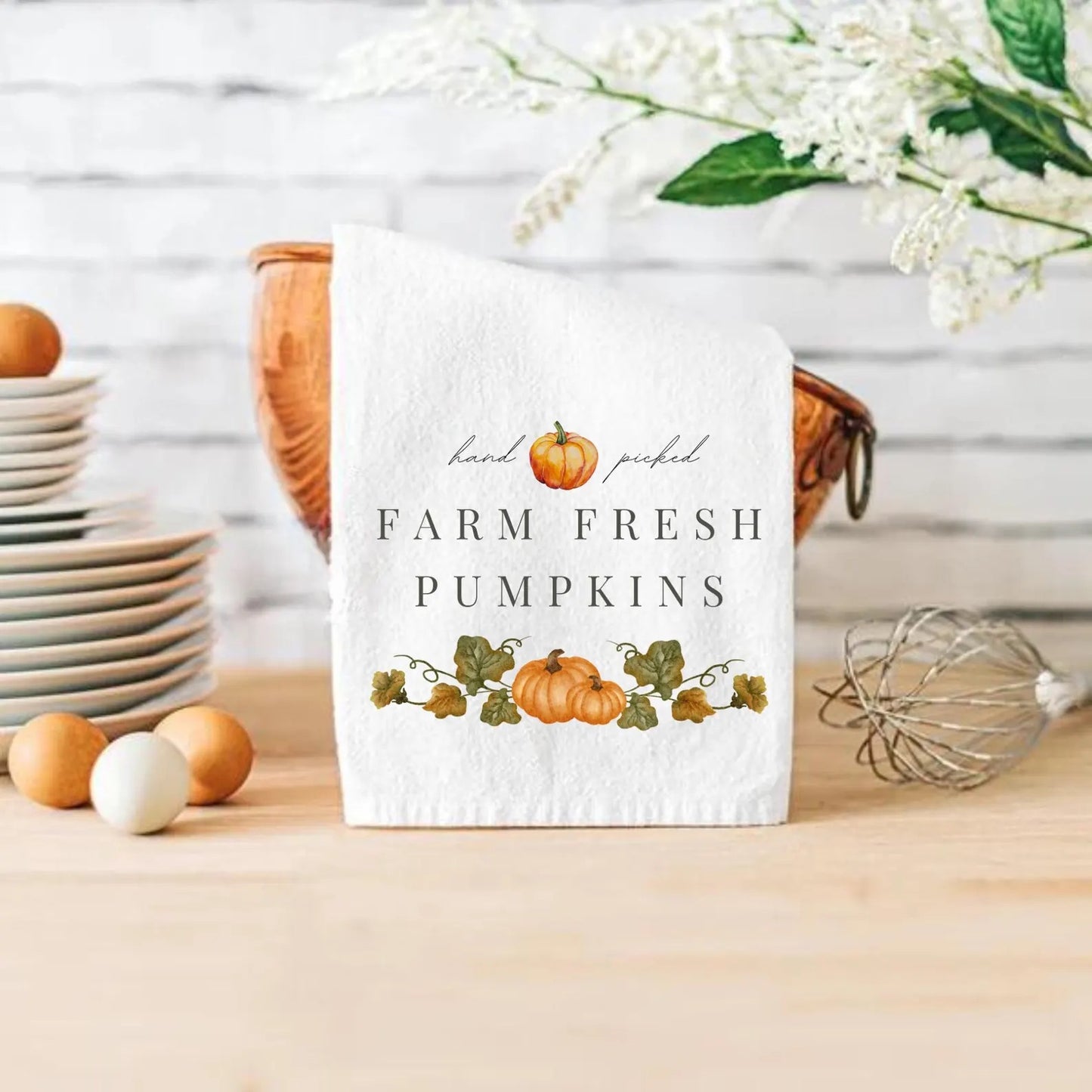 Farm Fresh Bouquet Fall Hand Towel