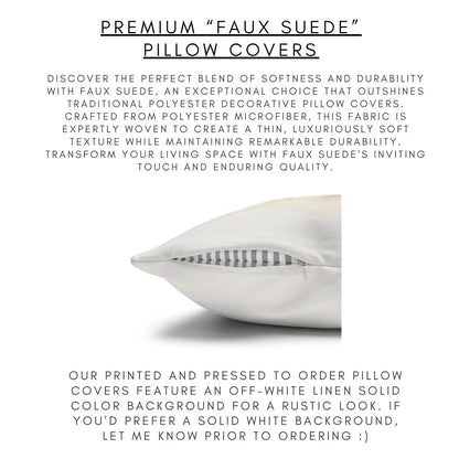Premium "Faux Suede" Spaniel Pillow Cover