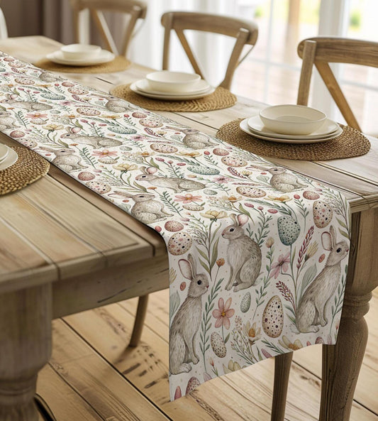 Easter Rabbits Table Runner