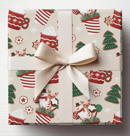 Christmas Cake Pop and Cocoa Wrapping