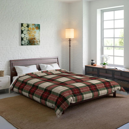 Classic Christmas Tartan Comforter