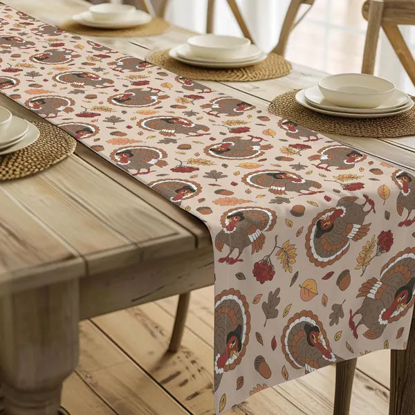 Thanksgiving Turkey Table Runner